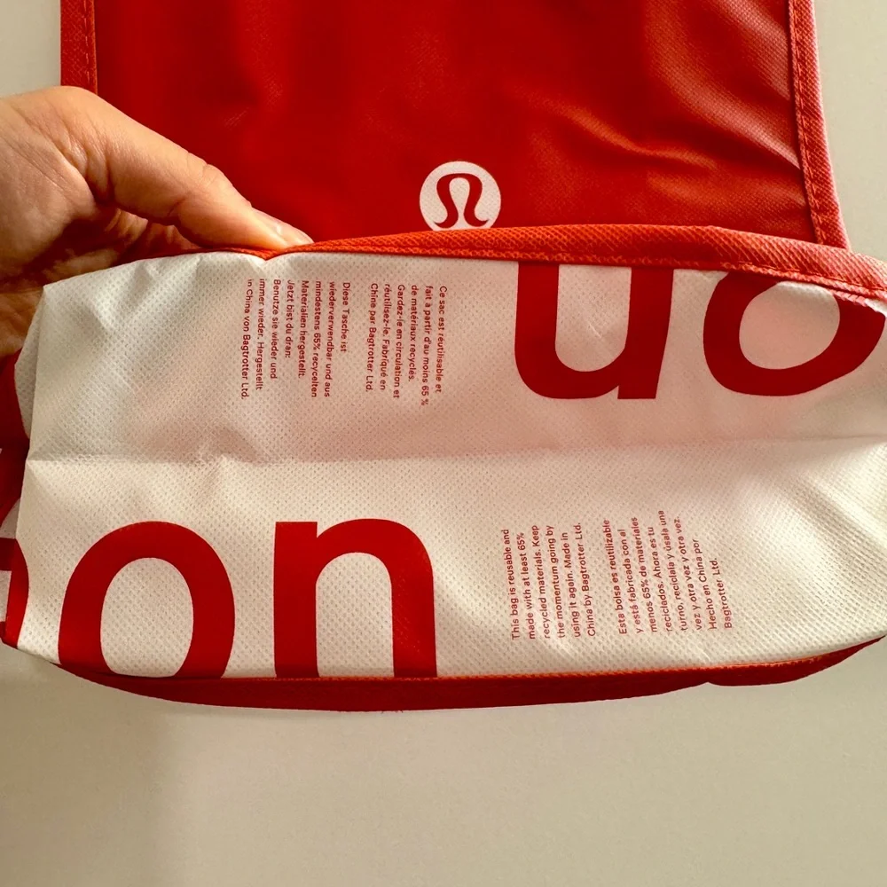 Lululemon Tote Bag Reusable